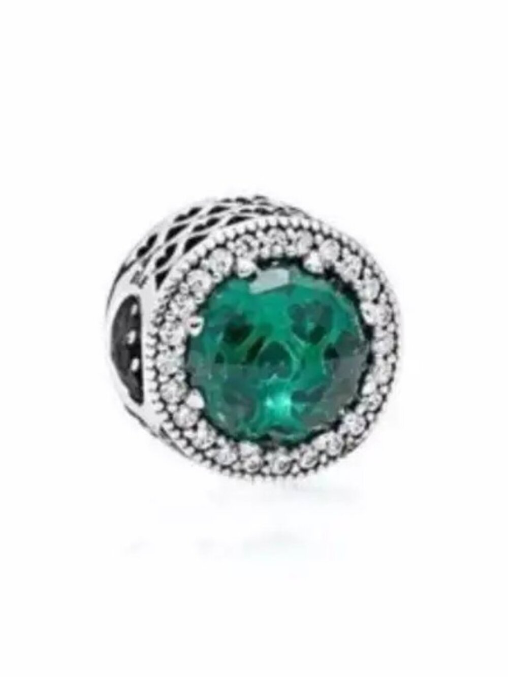 Pandora Sparkling Sea Green Charm